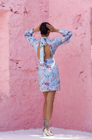 Maggie - She So Fine Back Tie Dress - Alter Ego India