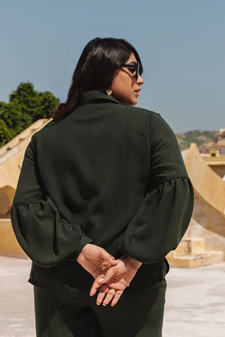 Olivia - The Forest Green Coordinate (Final Sale) - Alter Ego India