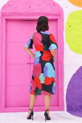 Susan - Front Knot and Crossover Midi - Alter Ego India