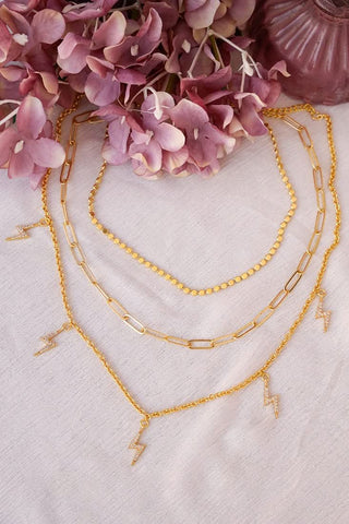 Thunder Stack Neckpieces (Set of 3) - Alter Ego India