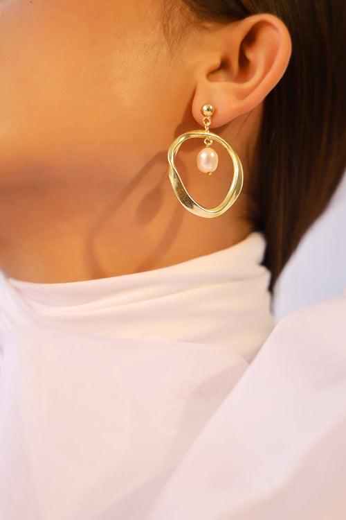 Lulus | Alter Ego Gold Hoop Earrings