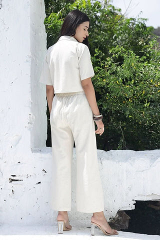 AVA - Classic Linen Trousers - Alter Ego India