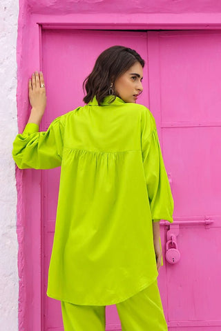 Cynthia - The Lime Shirt - Alter Ego India