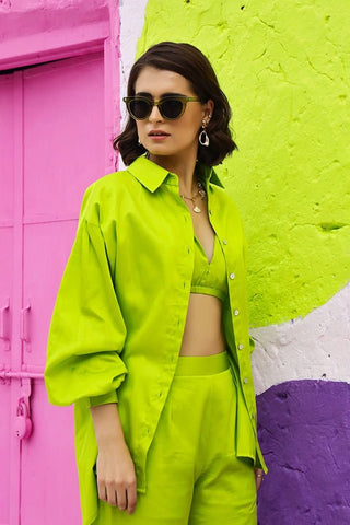 Cynthia - The Lime Shirt - Alter Ego India