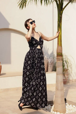 Heidi - Dark Moon Front Twist Maxi - Alter Ego India