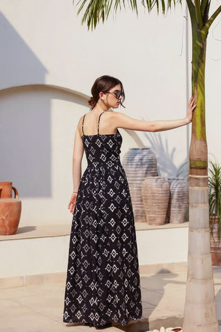 Heidi - Dark Moon Front Twist Maxi - Alter Ego India