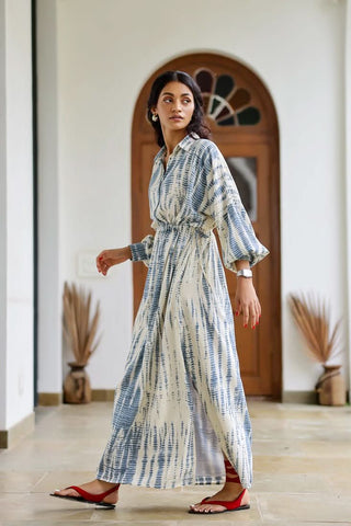 Indri - Drawstring Detailed Maxi - Alter Ego India