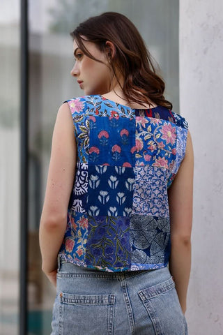 Rosa - Upcycled Vest - Alter Ego India