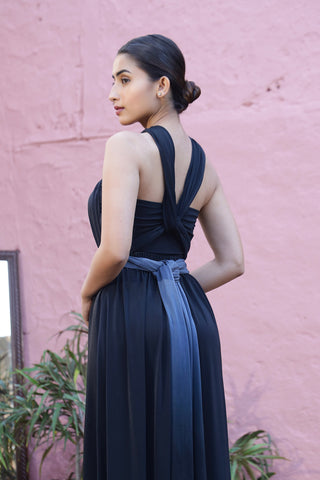 Nicole - Infinity Drape Ombre Maxi with Bustier (Final Sale)